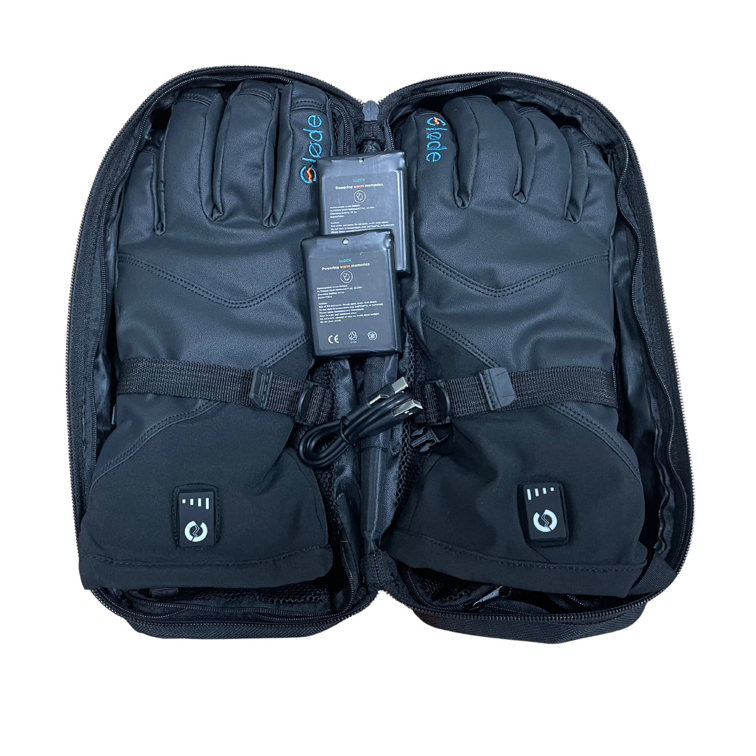 Øven — Gants chauffants Gløde, noir (unisexe)