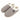 Verwarmde pantoffels taupe 1
